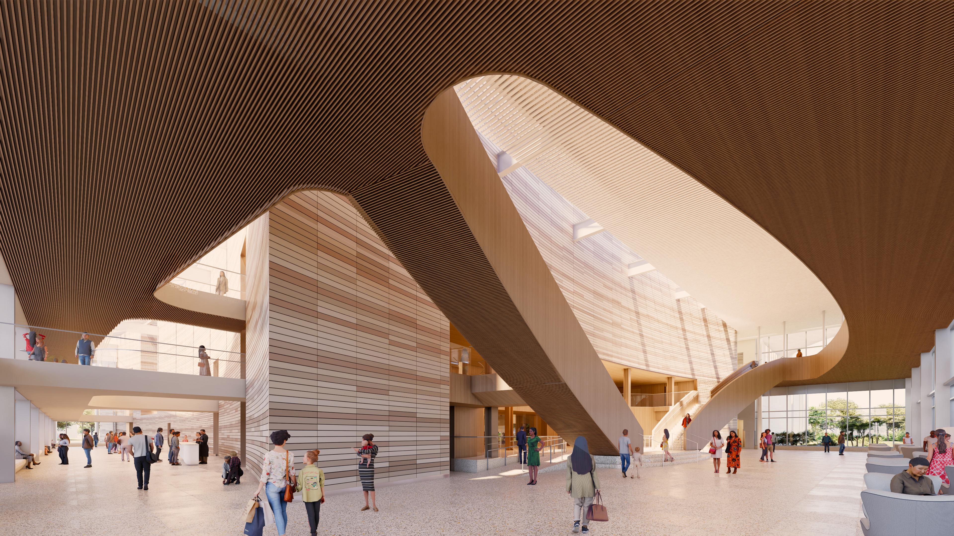 A closer look at the lobby space in Sarasota Orchestra’s future Music Center.